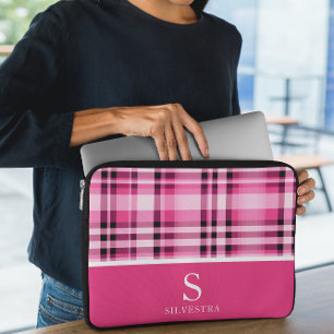 Rainbow Monogram Laptopschutzhülle