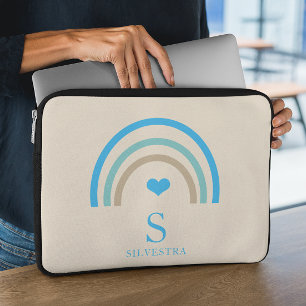 Rainbow Monogram Laptopschutzhülle