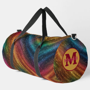 Rainbow Monogram Strip Large Duffel Bag Duffle Bag
