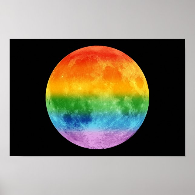 Rainbow Moon Poster (Vorne)