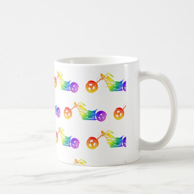 Rainbow Mortocycle Kaffeetasse (Rechts)