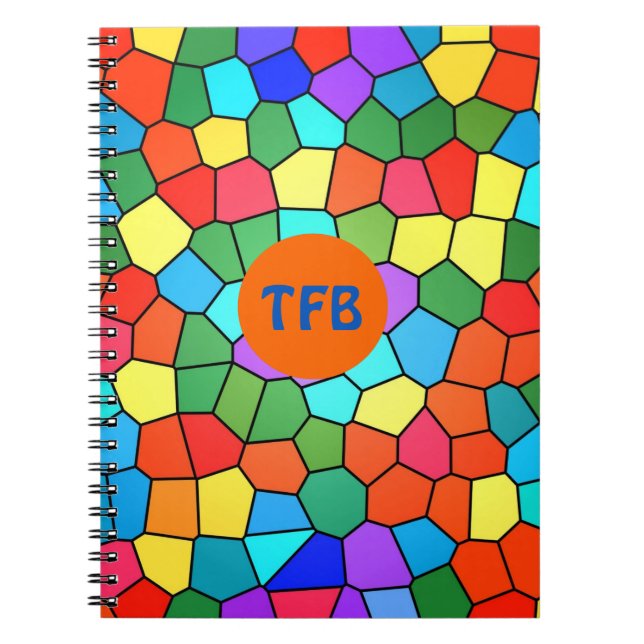 Rainbow Mosaics Notizblock (Vorderseite)