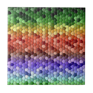 Rainbow Mosaik Fliese