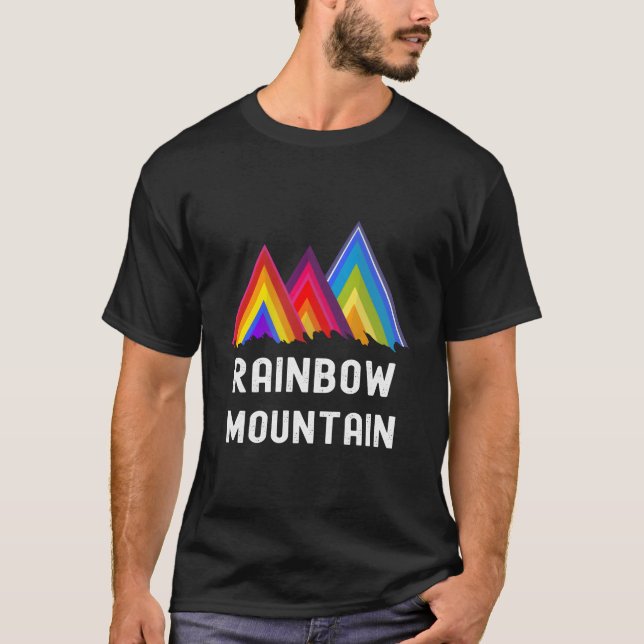 Rainbow Mountain Cusco-Peru T-Shirt (Vorderseite)