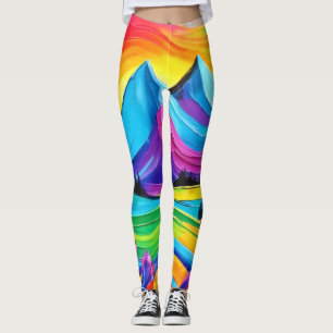 Rainbow Mountain Leggings