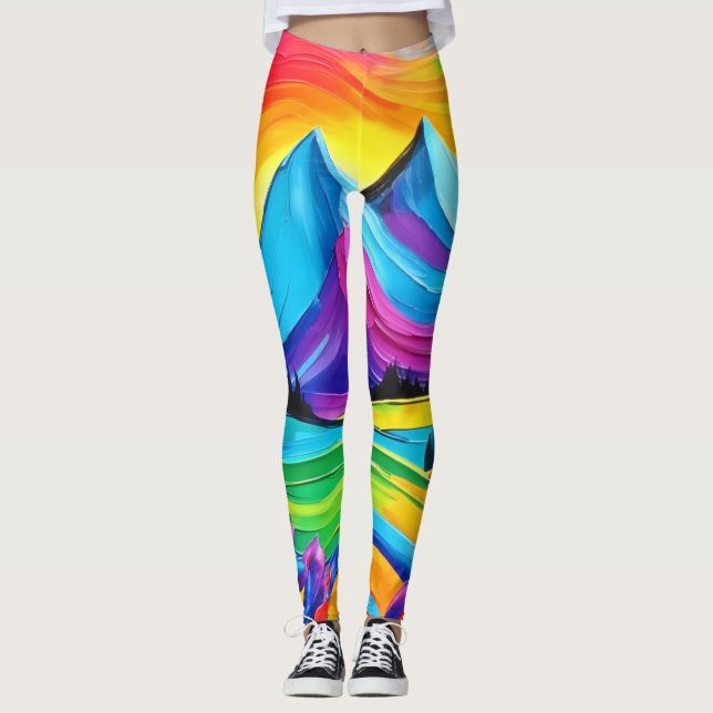 Rainbow Mountain Leggings (Vorderseite)