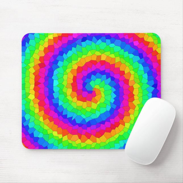 Rainbow Mousepad (Mit Mouse)