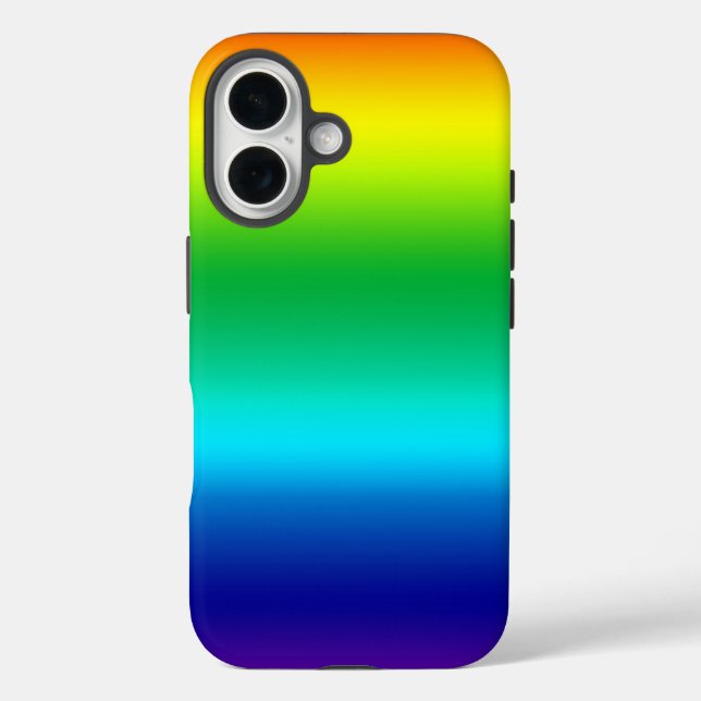 Rainbow Multicolor Gradient Case-Mate iPhone Hülle (Rückseite)