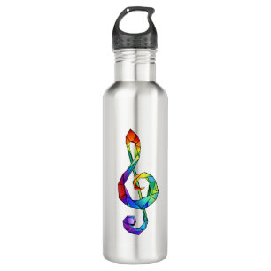 Rainbow Musical Key Edelstahlflasche