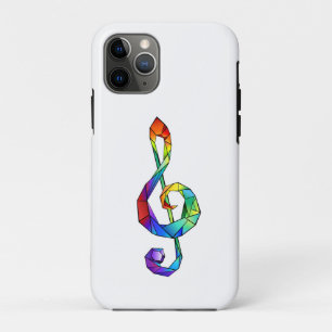 Rainbow Musical Key Treble Case-Mate iPhone Hülle