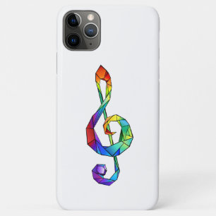 Rainbow Musical Key Treble Case-Mate iPhone Hülle