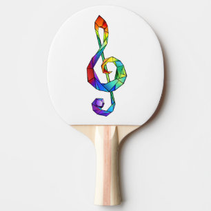 Rainbow Musical Key Treble Tischtennis Schläger