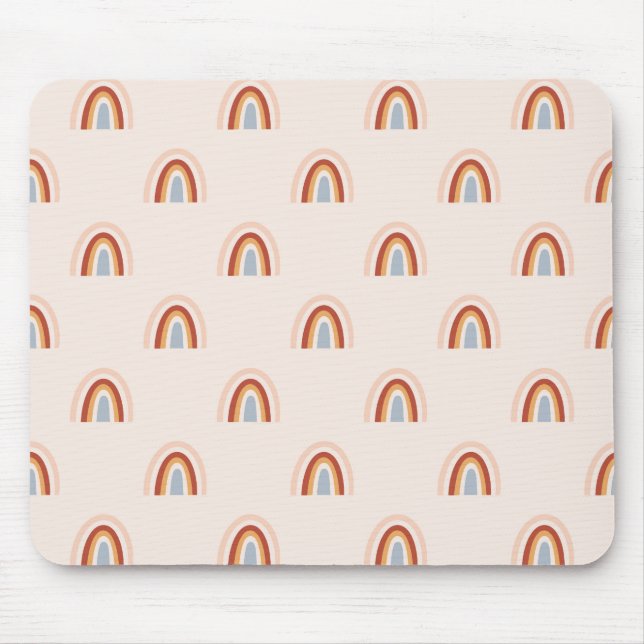 Rainbow-Muster Mousepad (Vorne)