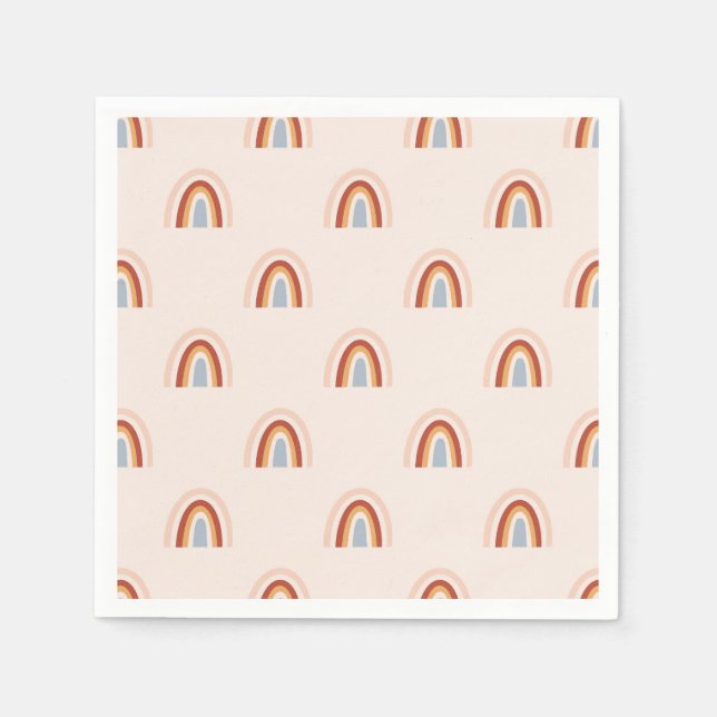 Rainbow-Muster Serviette (Vorderseite)