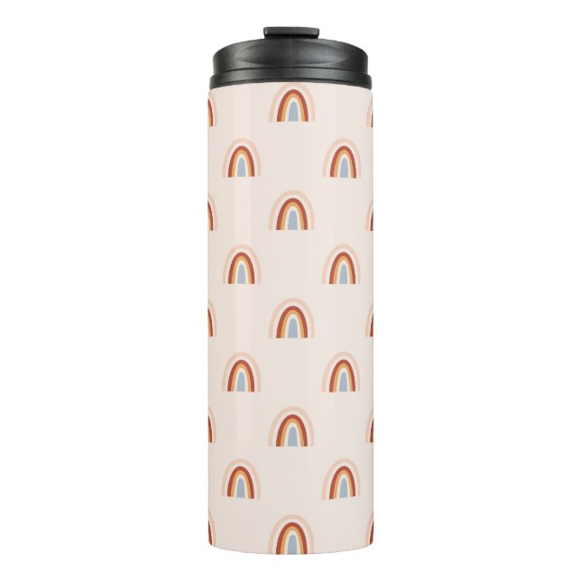 Rainbow-Muster Thermosbecher (Vorderseite)