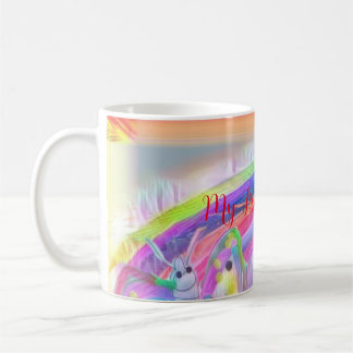 Rainbow My First Birthday Party Tasse