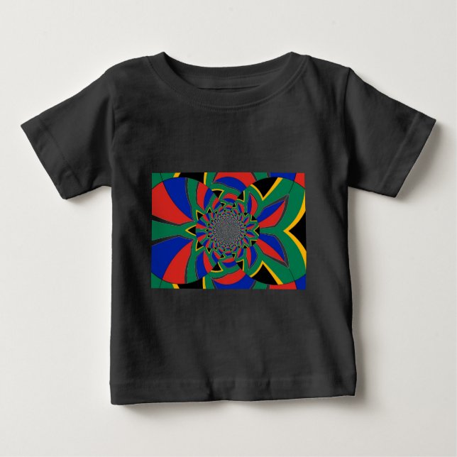 Rainbow Nation: Vibranding South Africa Art Print Baby T-shirt (Vorderseite)