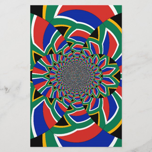 Rainbow Nation: Vibranding South Africa Art Print Briefpapier (Vorderseite)