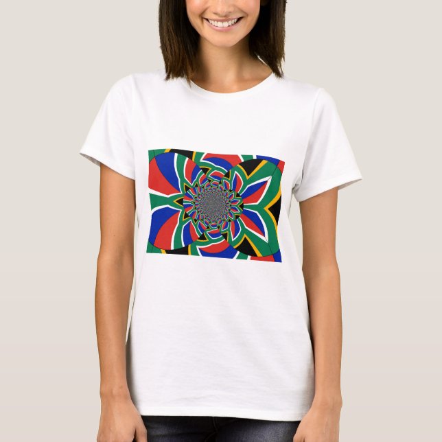Rainbow Nation: Vibranding South Africa Art Print T-Shirt (Vorderseite)