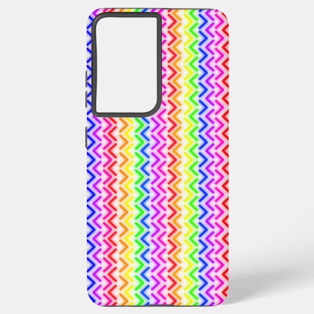Rainbow-Neon-Pfeile Samsung Galaxy Hülle (Rückseite)