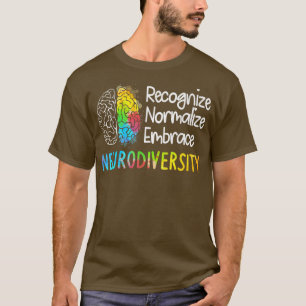 Rainbow Neuroversity Brain Spectrum ADHD Autismus T-Shirt