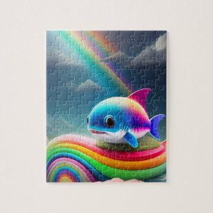 Rainbow Niedlich Baby Shark Puzzle