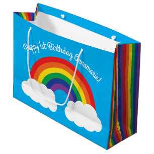 Rainbow Niedlich Kid's Geburtstagsparty Große Geschenktüte