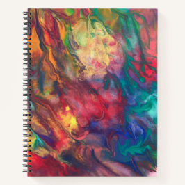 Rainbow Notebook Art Colorful Dream Journal Notes Notizbuch