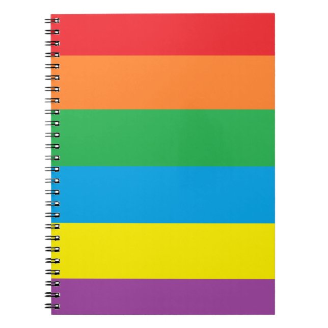 Rainbow-Notebook Notizblock (Vorderseite)