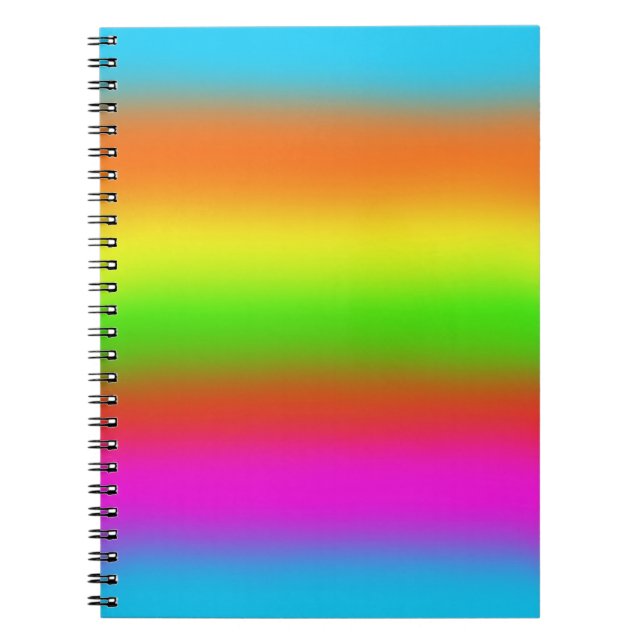 Rainbow-Notebook Notizblock (Vorderseite)