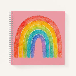 Rainbow-Notebook. Notizbuch