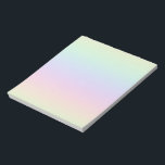 Rainbow Notepad Notizblock<br><div class="desc">Das Regenbogengradientendesign sorgt für ein angenehmes Ambiente.</div>