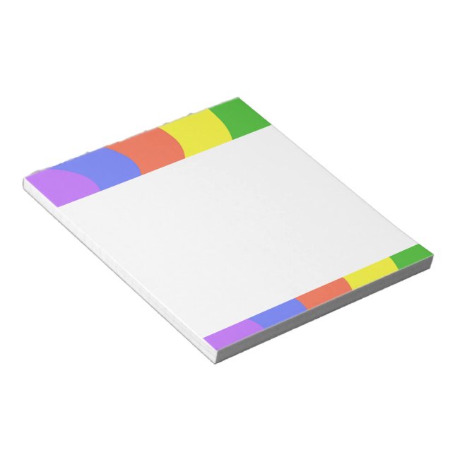 Rainbow Notepad Notizblock (angewinkelt)