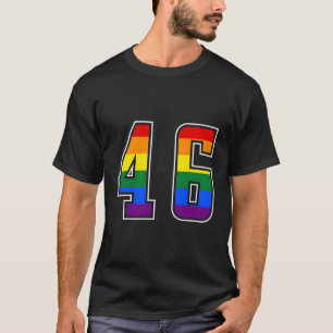 Rainbow Number 46 Team Junior Numbered Uniform T-Shirt