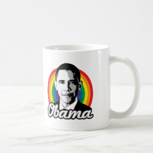 Rainbow Obama - LGBT Politik - Tasse