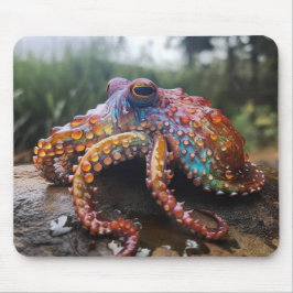 Rainbow Octopus Mousepad