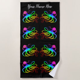 Rainbow Octopus - Strandtuch