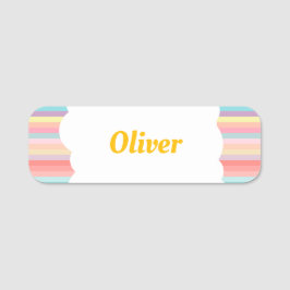 Rainbow of Fun Birthday Party Theme Guest T - Shir Namensschild