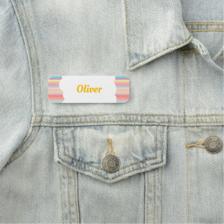 Rainbow of Fun Birthday Party Theme Guest T - Shir Namensschild