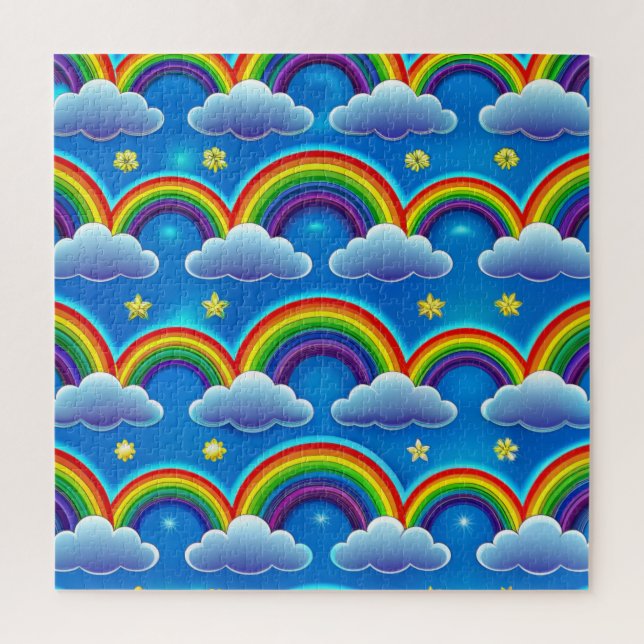Rainbow of Hope - Cosy Baby Blanket Puzzle (Vertikal)