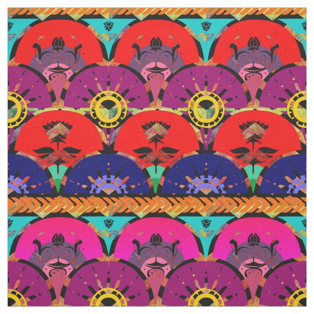 Rainbow Ombre | Bright Boho Sunrise Stoff (Muster)