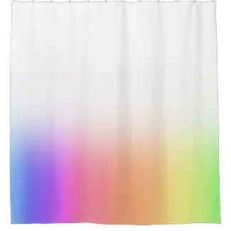 Rainbow Ombre Gradient für jede Farbe Duschvorhang