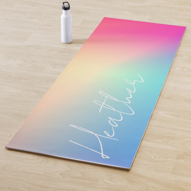 Rainbow Ombre Gradient Yogamatte (Beispiel)