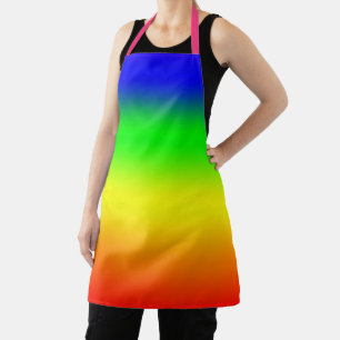 Rainbow Ombre Schürze