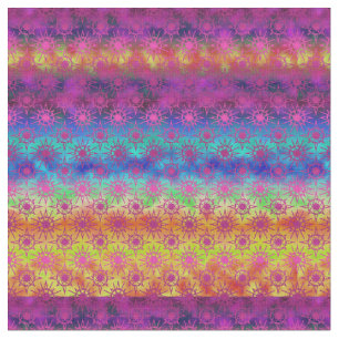 Rainbow Ombre-Sternexplosionen   Boho Style Stoff