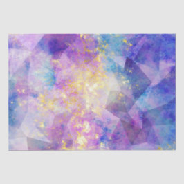 Rainbow Ombre und Gold Fire Opal Muster Seidenpapier