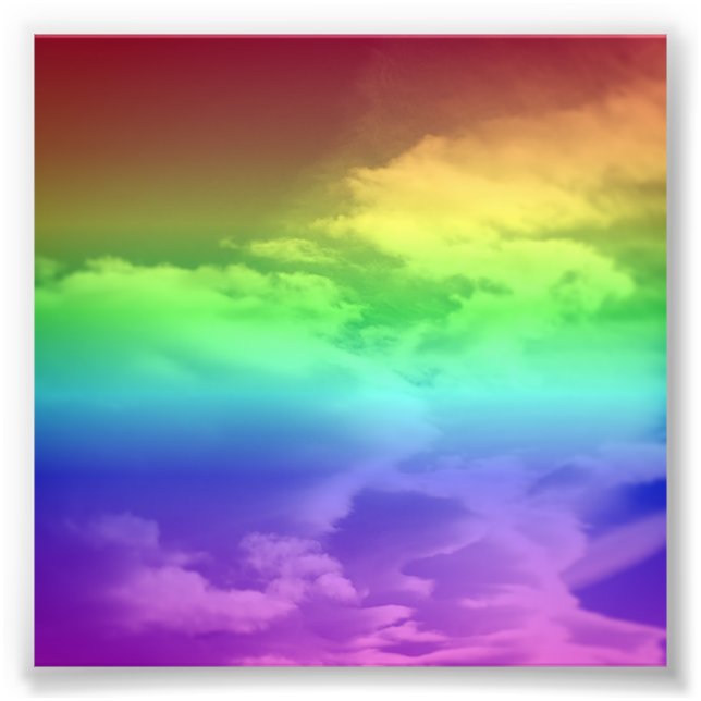 Rainbow Overlay Fotodruck (Vorne)