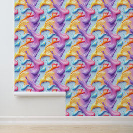 Rainbow Paint Fusion Tapete