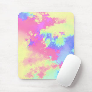 Rainbow Paint Spritzer Effekt gelb grün Mousepad