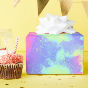 Rainbow Paint Spritzer Geschenkpapier